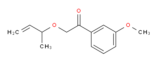 2-(but-3-en-2-yloxy)-1-(3-methoxyphenyl)ethanone