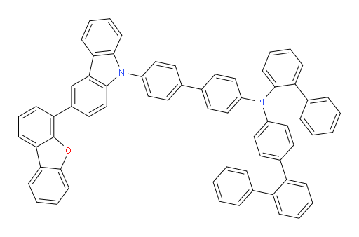 N-([1,1'-biphenyl]-2-yl)-N-(4'-(3-(dibenzo[b,d]furan-4-yl)-9H-carbazol-9-yl)-[1,1'-biphenyl]-4-yl)-[1,1':2',1''-terphenyl]-4-amine