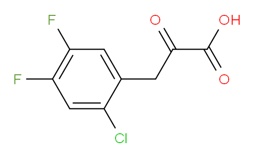 3-(2-chloro-4,5-difluorophenyl)-2-oxopropanoic acid