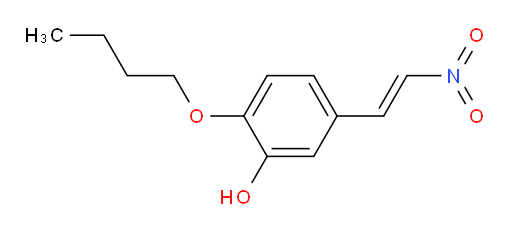 (E)-2-butoxy-5-(2-nitrovinyl)phenol