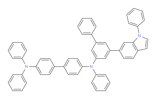 N4,N4,N4'-triphenyl-N4'-(5-(1-phenyl-1H-indol-6-yl)-[1,1'-biphenyl]-3-yl)-[1,1'-biphenyl]-4,4'-diamine