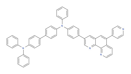 N4,N4,N4'-triphenyl-N4'-(4-(6-(pyridin-4-yl)-1,10-phenanthrolin-3-yl)phenyl)-[1,1'-biphenyl]-4,4'-diamine