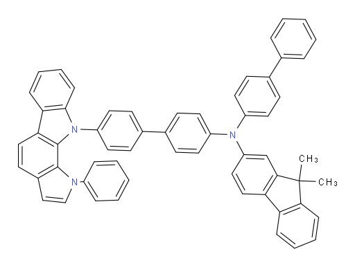 N-([1,1'-biphenyl]-4-yl)-9,9-dimethyl-N-(4'-(1-phenylpyrrolo[2,3-a]carbazol-10(1H)-yl)-[1,1'-biphenyl]-4-yl)-9H-fluoren-2-amine