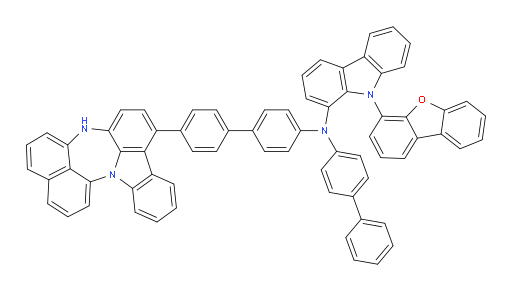 N-(4'-(4H-naphtho[1',8':5,6,7][1,4]diazepino[3,2,1-jk]carbazol-7-yl)-[1,1'-biphenyl]-4-yl)-N-([1,1'-biphenyl]-4-yl)-9-(dibenzo[b,d]furan-4-yl)-9H-carbazol-1-amine