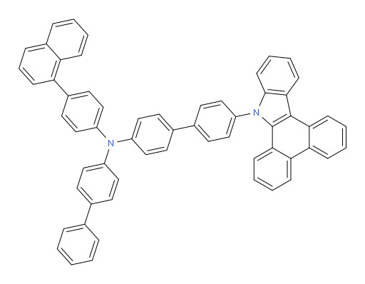 N-([1,1'-biphenyl]-4-yl)-4'-(9H-dibenzo[a,c]carbazol-9-yl)-N-(4-(naphthalen-1-yl)phenyl)-[1,1'-biphenyl]-4-amine