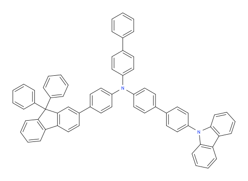 N-([1,1'-biphenyl]-4-yl)-4'-(9H-carbazol-9-yl)-N-(4-(9,9-diphenyl-9H-fluoren-2-yl)phenyl)-[1,1'-biphenyl]-4-amine