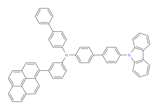 N-([1,1'-biphenyl]-4-yl)-4'-(9H-carbazol-9-yl)-N-(3-(pyren-1-yl)phenyl)-[1,1'-biphenyl]-4-amine