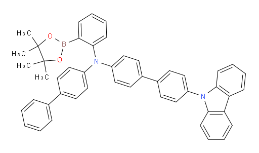 N-([1,1'-biphenyl]-4-yl)-4'-(9H-carbazol-9-yl)-N-(2-(4,4,5,5-tetramethyl-1,3,2-dioxaborolan-2-yl)phenyl)-[1,1'-biphenyl]-4-amine