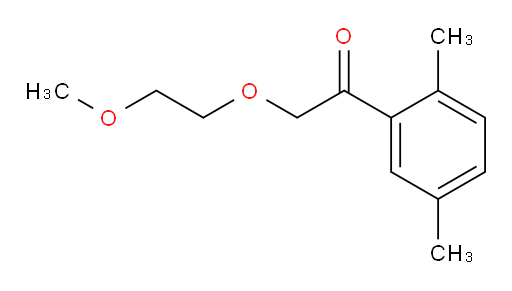 1-(2,5-dimethylphenyl)-2-(2-methoxyethoxy)ethanone