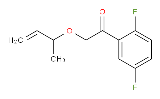 2-(but-3-en-2-yloxy)-1-(2,5-difluorophenyl)ethanone