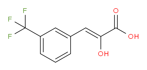 (Z)-2-hydroxy-3-(3-(trifluoromethyl)phenyl)acrylic acid