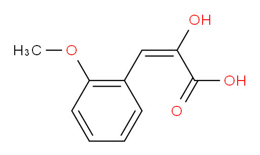 (E)-2-hydroxy-3-(2-methoxyphenyl)acrylic acid