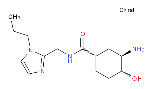(1S,3R,4R)-3-amino-4-hydroxy-N-((1-propyl-1H-imidazol-2-yl)methyl)cyclohexanecarboxamide