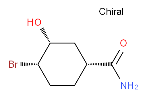 (1R,3R,4S)-4-bromo-3-hydroxycyclohexanecarboxamide