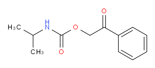 2-oxo-2-phenylethyl isopropylcarbamate