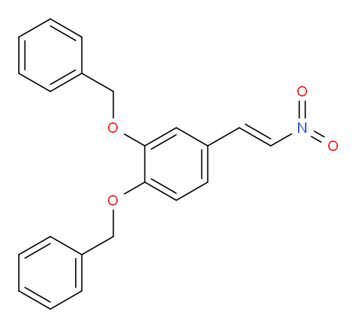 (E)-(((4-(2-nitrovinyl)-1,2-phenylene)bis(oxy))bis(methylene))dibenzene