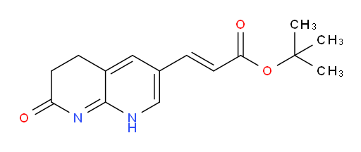 (E)-tert-butyl 3-(7-oxo-1,5,6,7-tetrahydro-1,8-naphthyridin-3-yl)acrylate