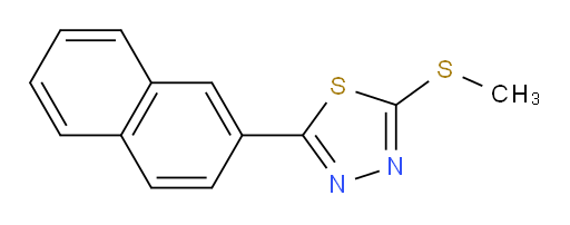 2-(methylthio)-5-(naphthalen-2-yl)-1,3,4-thiadiazole
