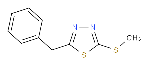 2-benzyl-5-(methylthio)-1,3,4-thiadiazole