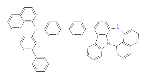 N-(4'-(4H-naphtho[1',8':5,6,7][1,4]diazepino[3,2,1-jk]carbazol-7-yl)-[1,1'-biphenyl]-4-yl)-N-([1,1'-biphenyl]-3-yl)naphthalen-1-amine