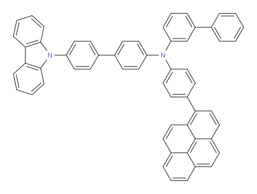 N-(4'-(9H-carbazol-9-yl)-[1,1'-biphenyl]-4-yl)-N-(4-(pyren-1-yl)phenyl)-[1,1'-biphenyl]-3-amine