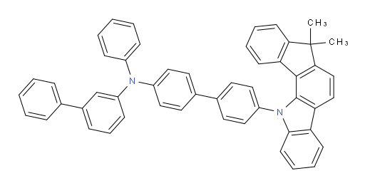 N-(4'-(7,7-dimethylindeno[1,2-a]carbazol-12(7H)-yl)-[1,1'-biphenyl]-4-yl)-N-phenyl-[1,1'-biphenyl]-3-amine