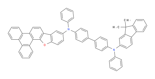 N4-(9,9-dimethyl-9H-fluoren-2-yl)-N4,N4'-diphenyl-N4'-(triphenyleno[1,2-b]benzofuran-12-yl)-[1,1'-biphenyl]-4,4'-diamine