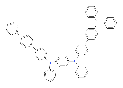N4-(9-([1,1':4',1''-terphenyl]-4-yl)-9H-carbazol-3-yl)-N4,N4',N4'-triphenyl-[1,1'-biphenyl]-4,4'-diamine