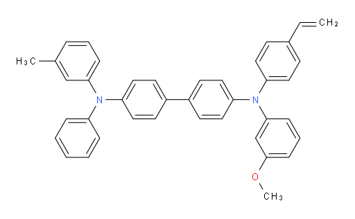 N4-(3-methoxyphenyl)-N4'-phenyl-N4'-(m-tolyl)-N4-(4-vinylphenyl)-[1,1'-biphenyl]-4,4'-diamine