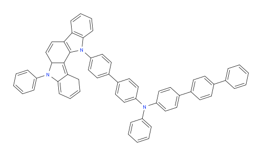 N-phenyl-N-(4'-(5-phenyl-5,5a-dihydroindolo[3,2-a]carbazol-12(1H)-yl)-[1,1'-biphenyl]-4-yl)-[1,1':4',1''-terphenyl]-4-amine