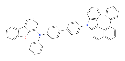N-phenyl-N-(4'-(1-phenyl-7H-benzo[c]carbazol-7-yl)-[1,1'-biphenyl]-4-yl)dibenzo[b,d]furan-4-amine