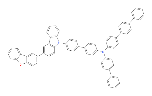 N-([1,1'-biphenyl]-4-yl)-N-(4'-(3-(dibenzo[b,d]furan-2-yl)-9H-carbazol-9-yl)-[1,1'-biphenyl]-4-yl)-[1,1':4',1''-terphenyl]-4-amine