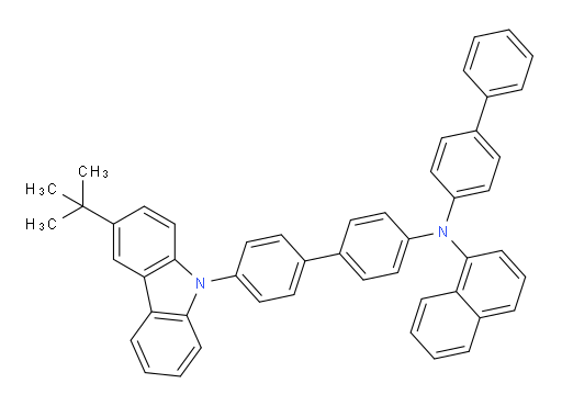 N-([1,1'-biphenyl]-4-yl)-N-(4'-(3-(tert-butyl)-9H-carbazol-9-yl)-[1,1'-biphenyl]-4-yl)naphthalen-1-amine