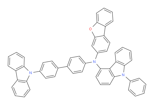 N-(4'-(9H-carbazol-9-yl)-[1,1'-biphenyl]-4-yl)-N-(dibenzo[b,d]furan-3-yl)-9-phenyl-9H-carbazol-4-amine