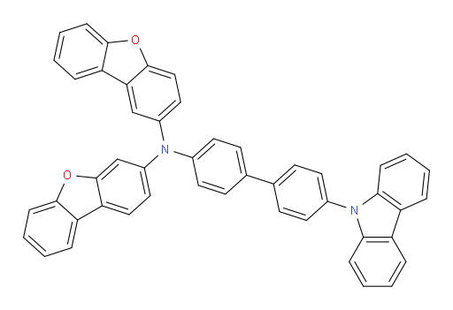 N-(4'-(9H-carbazol-9-yl)-[1,1'-biphenyl]-4-yl)-N-(dibenzo[b,d]furan-3-yl)dibenzo[b,d]furan-2-amine