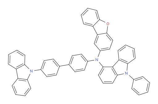 N-(4'-(9H-carbazol-9-yl)-[1,1'-biphenyl]-4-yl)-N-(dibenzo[b,d]furan-2-yl)-9-phenyl-9H-carbazol-4-amine