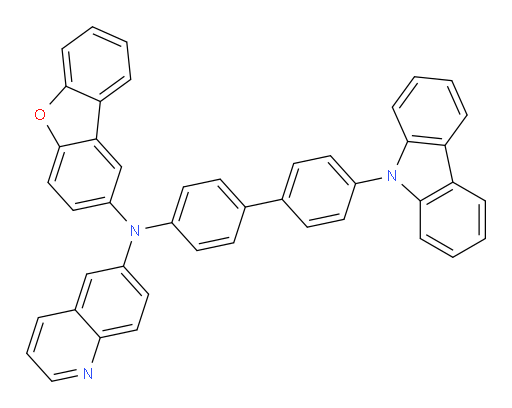 N-(4'-(9H-carbazol-9-yl)-[1,1'-biphenyl]-4-yl)-N-(dibenzo[b,d]furan-2-yl)quinolin-6-amine
