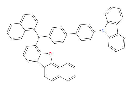 N-(4'-(9H-carbazol-9-yl)-[1,1'-biphenyl]-4-yl)-N-(naphthalen-1-yl)naphtho[1,2-b]benzofuran-10-amine
