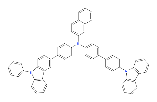 N-(4'-(9H-carbazol-9-yl)-[1,1'-biphenyl]-4-yl)-N-(4-(9-phenyl-9H-carbazol-3-yl)phenyl)naphthalen-2-amine