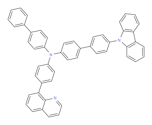 N-([1,1'-biphenyl]-4-yl)-4'-(9H-carbazol-9-yl)-N-(4-(quinolin-8-yl)phenyl)-[1,1'-biphenyl]-4-amine