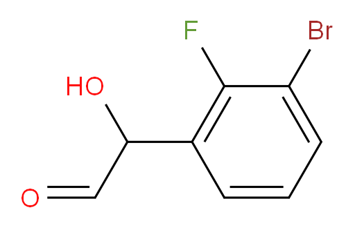 2-(3-bromo-2-fluorophenyl)-2-hydroxyacetaldehyde