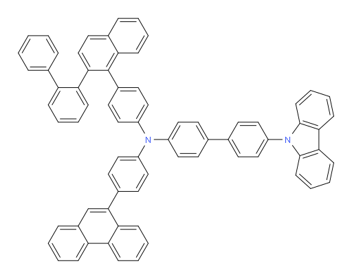 N-(4-(2-([1,1'-biphenyl]-2-yl)naphthalen-1-yl)phenyl)-4'-(9H-carbazol-9-yl)-N-(4-(phenanthren-9-yl)phenyl)-[1,1'-biphenyl]-4-amine