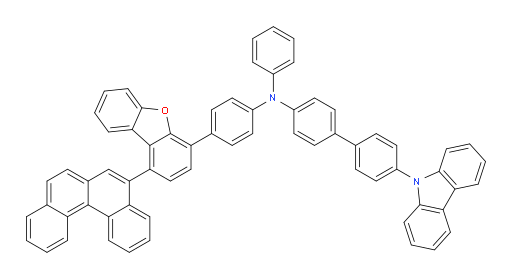 N-(4-(1-(benzo[c]phenanthren-5-yl)dibenzo[b,d]furan-4-yl)phenyl)-4'-(9H-carbazol-9-yl)-N-phenyl-[1,1'-biphenyl]-4-amine