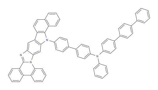 N-(4'-(19H-benzo[7',8']carbazolo[3',2':4,5]imidazo[1,2-f]phenanthridin-19-yl)-[1,1'-biphenyl]-4-yl)-N-phenyl-[1,1':4',1''-terphenyl]-4-amine