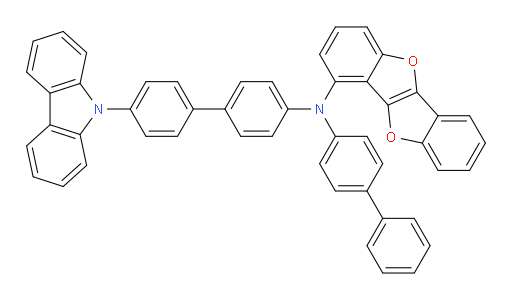 N-(4'-(9H-carbazol-9-yl)-[1,1'-biphenyl]-4-yl)-N-([1,1'-biphenyl]-4-yl)benzofuro[3,2-b]benzofuran-4-amine