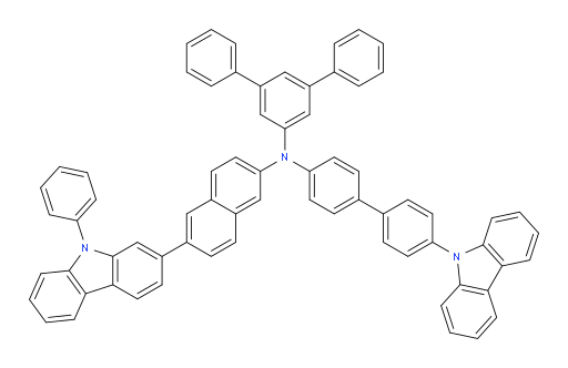 N-(4'-(9H-carbazol-9-yl)-[1,1'-biphenyl]-4-yl)-N-([1,1':3',1''-terphenyl]-5'-yl)-6-(9-phenyl-9H-carbazol-2-yl)naphthalen-2-amine