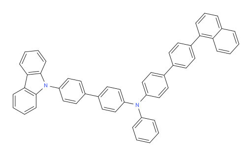 N-(4'-(9H-carbazol-9-yl)-[1,1'-biphenyl]-4-yl)-4'-(naphthalen-1-yl)-N-phenyl-[1,1'-biphenyl]-4-amine
