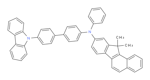 N-(4'-(9H-carbazol-9-yl)-[1,1'-biphenyl]-4-yl)-11,11-dimethyl-N-phenyl-11H-benzo[a]fluoren-9-amine