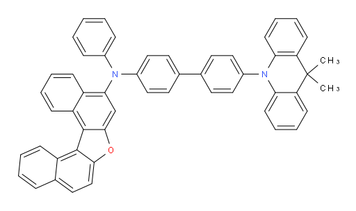N-(4'-(9,9-dimethylacridin-10(9H)-yl)-[1,1'-biphenyl]-4-yl)-N-phenyldinaphtho[2,1-b:1',2'-d]furan-5-amine