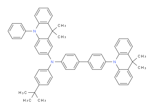 N-(4-(tert-butyl)phenyl)-N-(4'-(9,9-dimethylacridin-10(9H)-yl)-[1,1'-biphenyl]-4-yl)-9,9-dimethyl-10-phenyl-9,10-dihydroacridin-2-amine